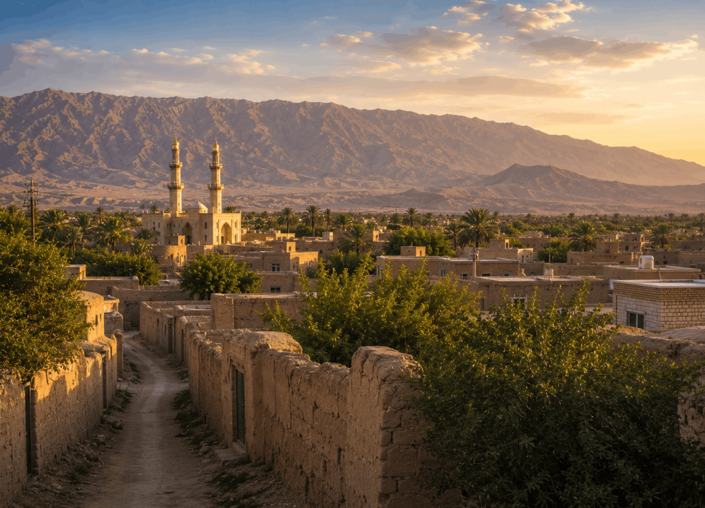 نعیم آباد، سرزمینی میان کوه، کویر و باغ‌های پسته